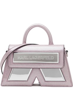 Karl Lagerfeld Torebka na ramię icon k sp cb glitter ze sklepu Gomez Fashion Store w kategorii Kuferki - zdjęcie 167707857