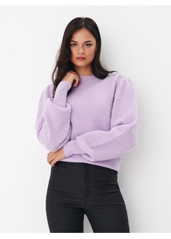 Mohito - Liliowy sweter z ozdobnymi elementami - lawendowy ze sklepu Mohito w kategorii Swetry damskie - zdjęcie 167709385