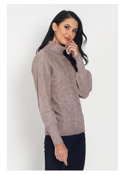 ASSUILI Sweter w kolorze szarobrązowym ze sklepu Limango Polska w kategorii Swetry damskie - zdjęcie 167713769