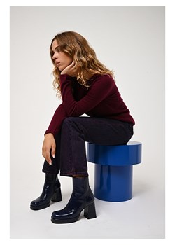 AUTHENTIC CASHMERE Kaszmirowy sweter &quot;Epéna&quot; w kolorze bordowym ze sklepu Limango Polska w kategorii Swetry damskie - zdjęcie 167714277