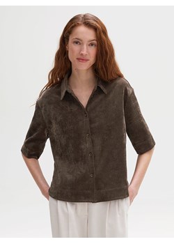 OPUS Bluzka w kolorze ciemnobrązowym ze sklepu Limango Polska w kategorii Koszule damskie - zdjęcie 167714485