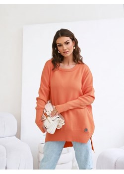 Sweter Kimmie New Pomarańczowy ze sklepu Lisa Mayo w kategorii Swetry damskie - zdjęcie 167718159