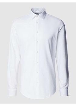 Koszula biznesowa o kroju slim fit z kołnierzykiem typu cutaway ze sklepu Peek&Cloppenburg  w kategorii Koszule męskie - zdjęcie 167719097