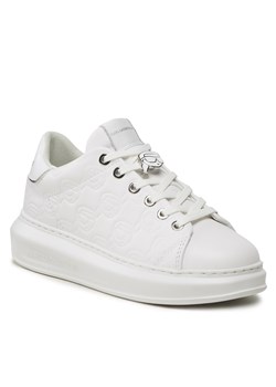 Sneakersy KARL LAGERFELD KL62523F White Lthr/Mono ze sklepu eobuwie.pl w kategorii Buty sportowe damskie - zdjęcie 167723726