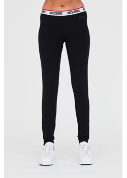 MOSCHINO Czarne legginsy, Wybierz rozmiar M ze sklepu outfit.pl w kategorii Spodnie damskie - zdjęcie 167731058
