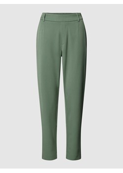 Spodnie materiałowe o kroju slim fit z zakładkami w pasie model ‘VARONE’ ze sklepu Peek&Cloppenburg  w kategorii Spodnie damskie - zdjęcie 167731285