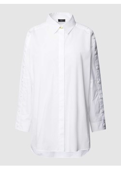 Bluzka koszulowa oversized z krytą listwą guzikową ze sklepu Peek&Cloppenburg  w kategorii Koszule damskie - zdjęcie 167731287