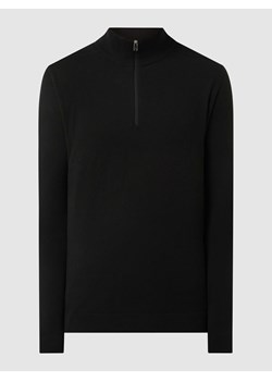 Sweter z dzianiny ze stójką ze sklepu Peek&Cloppenburg  w kategorii Bluzy męskie - zdjęcie 167731288