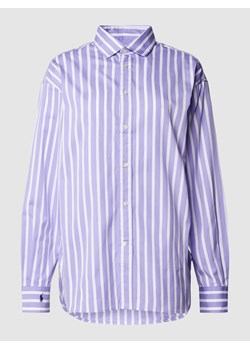 Bluzka ze wzorem w paski i wyhaftowanym logo ze sklepu Peek&Cloppenburg  w kategorii Koszule damskie - zdjęcie 167731348