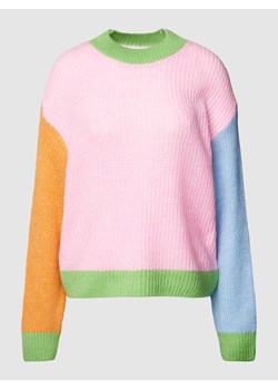 Sweter z dzianiny w stylu Colour Blocking model ‘MANNA’ ze sklepu Peek&Cloppenburg  w kategorii Swetry damskie - zdjęcie 167731496