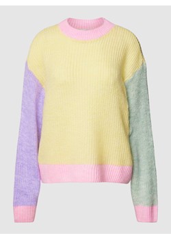 Sweter z dzianiny w stylu Colour Blocking model ‘MANNA’ ze sklepu Peek&Cloppenburg  w kategorii Swetry damskie - zdjęcie 167731698