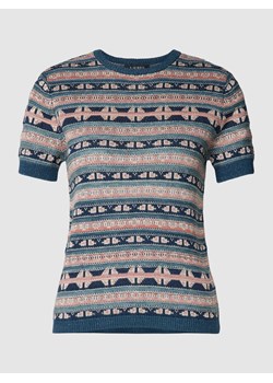 Bluzka z dzianiny ze wzorem na całej powierzchni model ‘EYELAH’ ze sklepu Peek&Cloppenburg  w kategorii Swetry damskie - zdjęcie 167731705