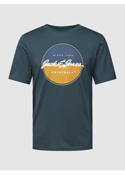 T-shirt z nadrukiem z logo model ‘JORWAYNE’ ze sklepu Peek&Cloppenburg  w kategorii T-shirty męskie - zdjęcie 167731719