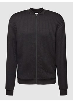 Bluza rozpinana z fakturowanym wzorem model ‘EVENTI’ ze sklepu Peek&Cloppenburg  w kategorii Bluzy męskie - zdjęcie 167731819