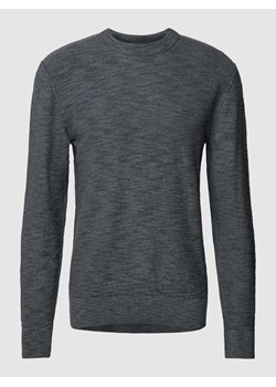 Sweter z dzianiny z naszywką z logo ze sklepu Peek&Cloppenburg  w kategorii Swetry męskie - zdjęcie 167731989