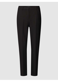 Spodnie o wąskim kroju z zakładką w pasie i kantem ze sklepu Peek&Cloppenburg  w kategorii Spodnie damskie - zdjęcie 167745598