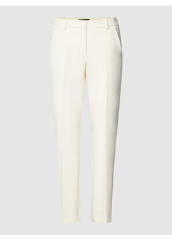 Spodnie o wąskim kroju z zakładką w pasie i kantem ze sklepu Peek&Cloppenburg  w kategorii Spodnie damskie - zdjęcie 167745649