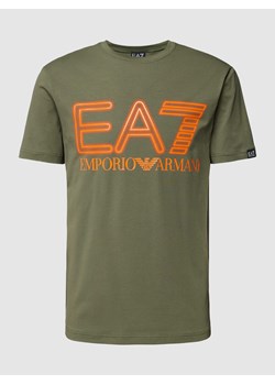 T-shirt z nadrukiem z logo ze sklepu Peek&Cloppenburg  w kategorii T-shirty męskie - zdjęcie 167745869