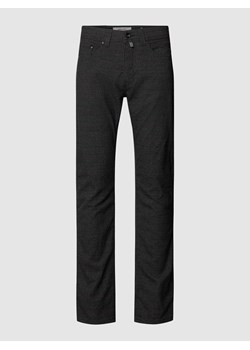 Spodnie materiałowe z fakturowanym wzorem model ‘Lyon’ ze sklepu Peek&Cloppenburg  w kategorii Spodnie męskie - zdjęcie 167749057