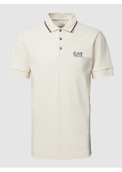 Koszulka polo z nadrukiem z logo ze sklepu Peek&Cloppenburg  w kategorii T-shirty męskie - zdjęcie 167749115