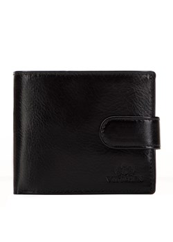 Męski portfel skórzany zapinany na napę czarny ze sklepu WITTCHEN w kategorii Portfele męskie - zdjęcie 167754167