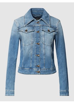 Kurtka jeansowa z wykładanym kołnierzem model ‘MASOMERTONJID’ ze sklepu Peek&Cloppenburg  w kategorii Kurtki damskie - zdjęcie 167754415