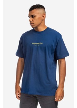 thisisneverthat t-shirt bawełniany L-Logo Tee kolor granatowy z aplikacją TN221TTSST05-NAVY ze sklepu PRM w kategorii T-shirty męskie - zdjęcie 167754976