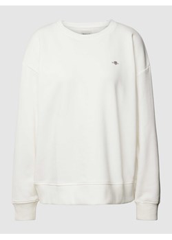 Bluza z prążkowanymi wykończeniami model ‘SHIELD’ ze sklepu Peek&Cloppenburg  w kategorii Bluzy damskie - zdjęcie 167756806