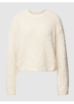 Sweter z dzianiny z fakturowanym wzorem model ‘SASSY’ ze sklepu Peek&Cloppenburg  w kategorii Swetry damskie - zdjęcie 167756815