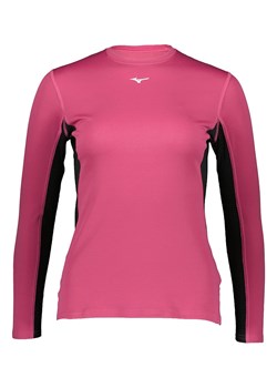Mizuno Koszulka funkcyjna &quot;Mid Weight Crew&quot; w kolorze różowym ze sklepu Limango Polska w kategorii Bluzki damskie - zdjęcie 167759986