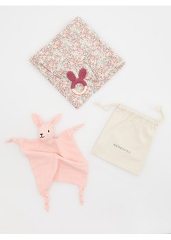 Reserved - Przytulanka z kocem - pastelowy róż ze sklepu Reserved w kategorii Tekstylia dziecięce - zdjęcie 167763239