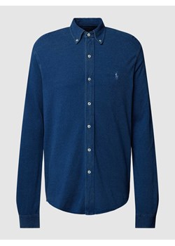 Koszula casualowa o kroju slim fit z kołnierzykiem typu button down ze sklepu Peek&Cloppenburg  w kategorii Koszule męskie - zdjęcie 167764529