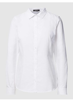 Bluzka koszulowa w jednolitym kolorze ze sklepu Peek&Cloppenburg  w kategorii Koszule damskie - zdjęcie 167764649
