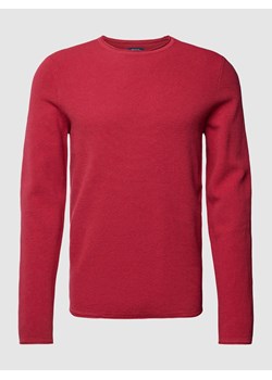 Sweter z dzianiny z fakturowanym wzorem ze sklepu Peek&Cloppenburg  w kategorii Swetry męskie - zdjęcie 167764795