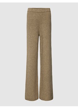Spodnie materiałowe z efektem prążkowania — NovaLanaLove x P&C* ze sklepu Peek&Cloppenburg  w kategorii Spodnie damskie - zdjęcie 167764939