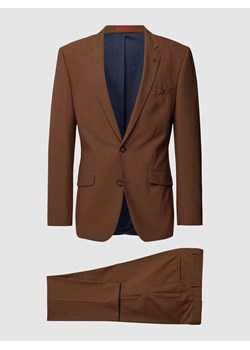 Garnitur o kroju slim fit z marynarką zapinaną na 2 guziki ze sklepu Peek&Cloppenburg  w kategorii Garnitury męskie - zdjęcie 167765009