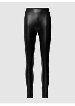 Legginsy basic ze sztucznej skóry ze sklepu Peek&Cloppenburg  w kategorii Spodnie damskie - zdjęcie 167765227