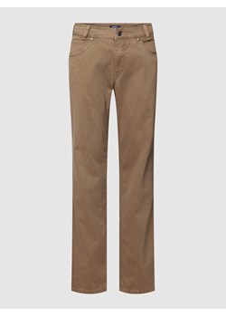Spodnie z naszywką z logo ze sklepu Peek&Cloppenburg  w kategorii Spodnie męskie - zdjęcie 167765247