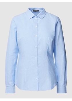Bluzka koszulowa w jednolitym kolorze ze sklepu Peek&Cloppenburg  w kategorii Koszule damskie - zdjęcie 167765248