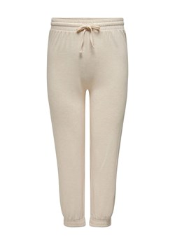 ONLY Carmakoma Spodnie dresowe w kolorze kremowym ze sklepu Limango Polska w kategorii Spodnie damskie - zdjęcie 167767197