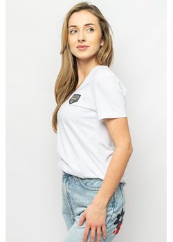 t-shirt damski armani exchange 6ryt37 yj3rz biały ze sklepu Royal Shop w kategorii Bluzki damskie - zdjęcie 167768588