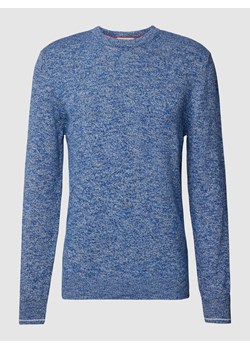 Sweter z dzianiny z efektem melanżu ze sklepu Peek&Cloppenburg  w kategorii Swetry męskie - zdjęcie 167768769