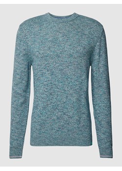 Sweter z dzianiny z efektem melanżu ze sklepu Peek&Cloppenburg  w kategorii Swetry męskie - zdjęcie 167769435