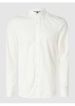 Koszula biznesowa o kroju Slim Fit z bawełny ze sklepu Peek&Cloppenburg  w kategorii Koszule męskie - zdjęcie 167769896
