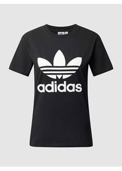 T-shirt z nadrukiem z logo ze sklepu Peek&Cloppenburg  w kategorii Bluzki damskie - zdjęcie 167769915