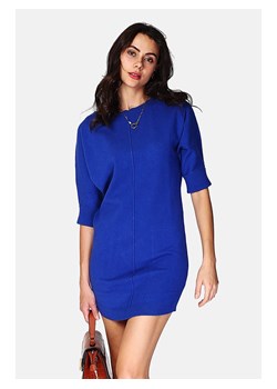 ASSUILI Sukienka dzianinowa w kolorze niebieskim ze sklepu Limango Polska w kategorii Sukienki - zdjęcie 167770938