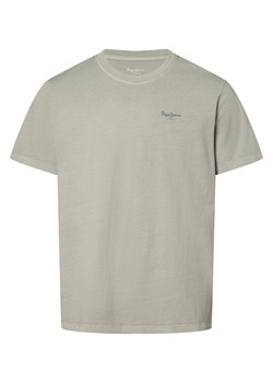 Pepe Jeans Koszulka męska - Jacko Mężczyźni Bawełna trzcinowy jednolity ze sklepu vangraaf w kategorii T-shirty męskie - zdjęcie 167771966