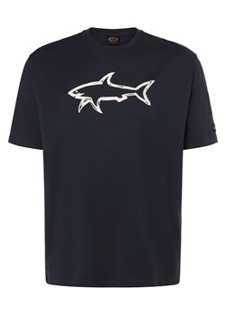 Paul & Shark Koszulka męska - duże rozmiary Mężczyźni Bawełna granatowy jednolity ze sklepu vangraaf w kategorii T-shirty męskie - zdjęcie 167771997