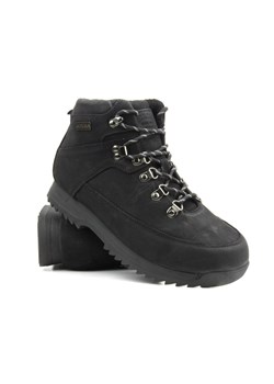 Trekkingi, buty zimowe męskie z ciepłą wyściółką - AMERICAN CLUB CY 92/23, czarne ze sklepu ulubioneobuwie w kategorii Buty trekkingowe męskie - zdjęcie 167773699