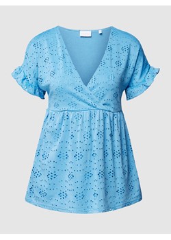 Bluzka ciążowa z kwiatowym haftem angielskim ze sklepu Peek&Cloppenburg  w kategorii Bluzki ciążowe - zdjęcie 167773926